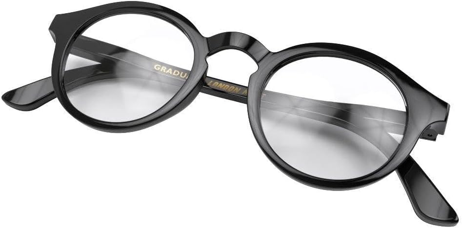 LONDON MOLE® Graduate reading glasses | Cool round panto shaped readers | Men’s Women’s Unisex | Spring hinges - Image 5