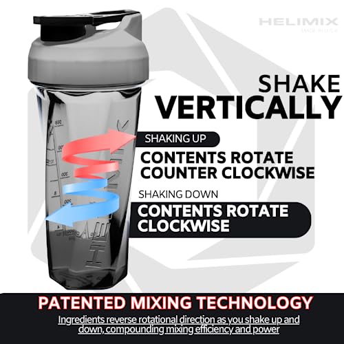 image for Helimix 2.0 Vortex Blender Shaker Bottle 28oz | No Blending Ball or Wh