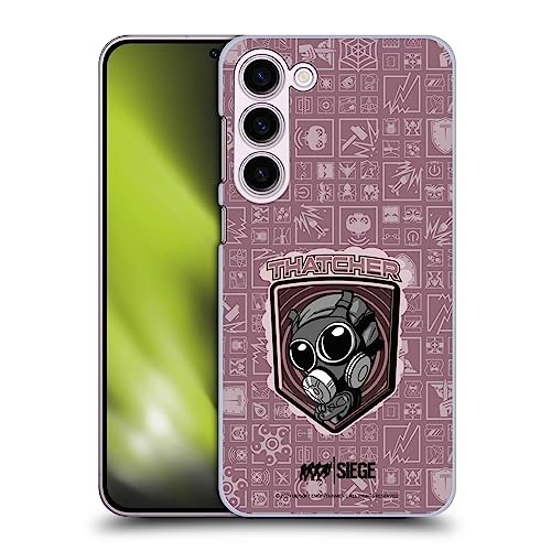 Head Case Designs Officially Licensed Tom Clancy's Rainbow Six Siege Thatcher Chibi Operators Hard Back Case Compatible with Samsung Galaxy S23+ 5G