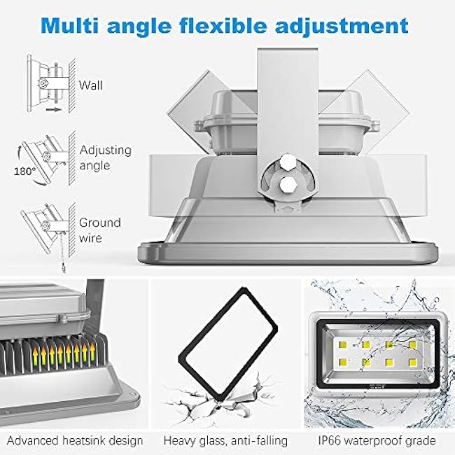 400W LED Flood Lights 6000K Daylight White