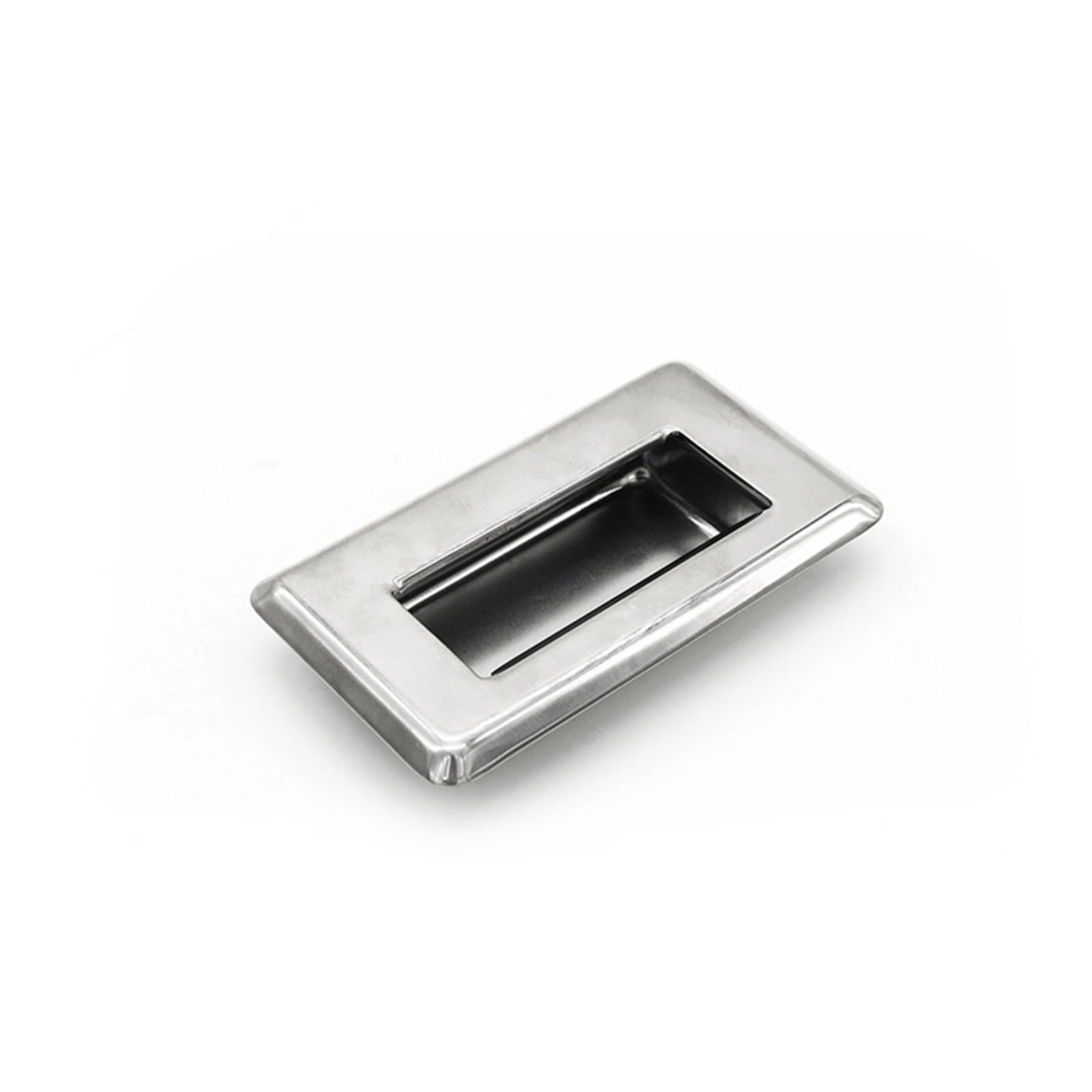 Poignée de porte coulissante en acier inoxydable brossé style architecte