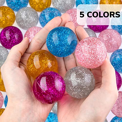 Buy Entervending Bouncy Balls Rubber Balls for Kids Glitter Bounce