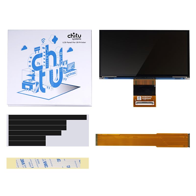 Chitu Systems LCD Bildschirm für ELEGOO Mars 5 Ultra 3D Drucker Bildschirm Ersatz, 6.8 Zoll 9K Monochrom LCD mit 8520x4320 Auflösung