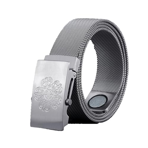 Ceinture tressée acier inoxydable 304 homme résistant aux trous déformés