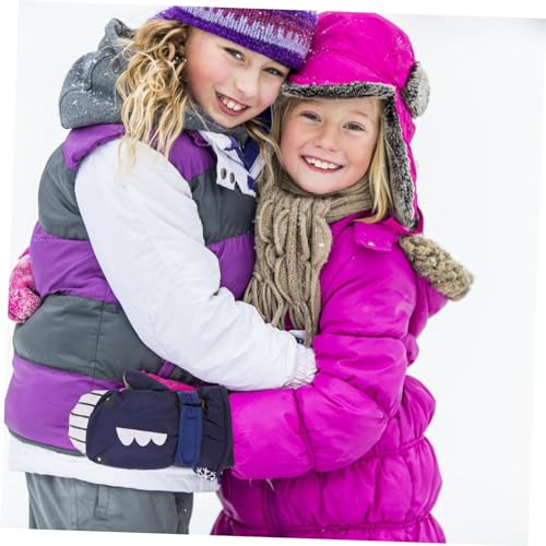 YARNOW 1 Par Luvas Luva De Tubarão Luva Adolescente Luva Impermeável De Inverno Fornecimento De Esqu
