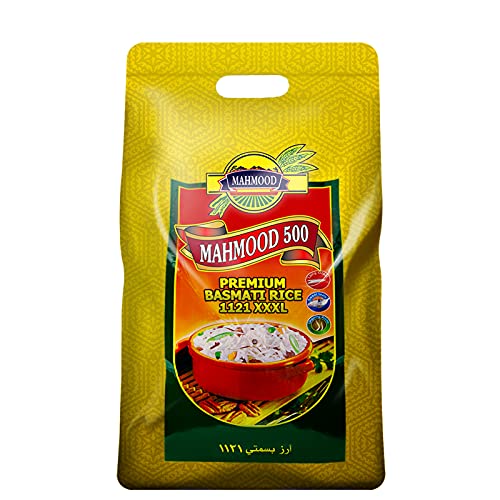 Mahmood 500 premium basmati rice 1121-5 kg white