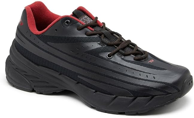 Diesel D-Airspeed Low Men's Squared Toe Sporty Strip Desig Trainers
