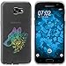 Produktbild PhoneNatic Case kompatibel mit Samsung Galaxy A7 (2017) Silikon-Hlle Floral Wolf M3-4