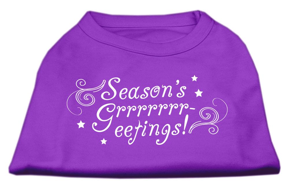 Christmas Screenprinted Dog Shirt, 