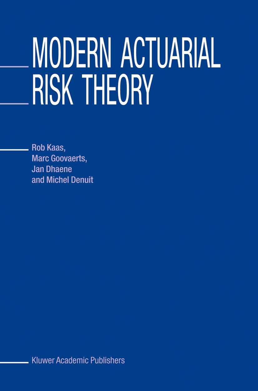 Buy Modern Actuarial Risk Theory โ BookShops.in