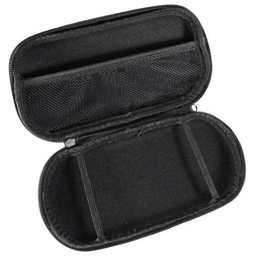 OSTENT Protective Hard Travel Carry Shell Case Cover Pouch Bag for Sony PS Vita PSV Color Black