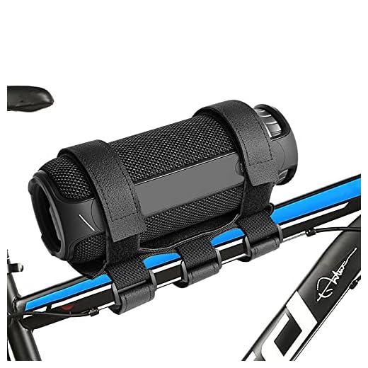 Caudblor Portable Speaker Mount for Bike/Golf Cart Railing/Boat, Adjustable Outdoor Wireless Speaker Strap Holder Accessory,Fit for JBL Bluetooth Speakers/ATV Golf Cart/Bicycle