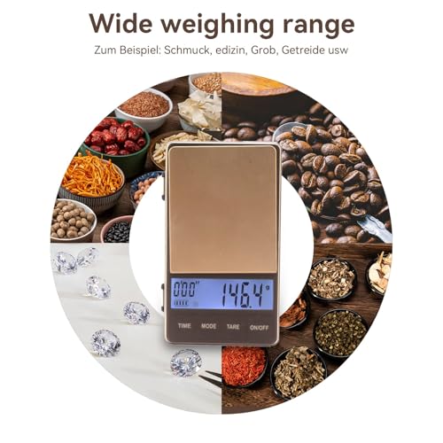Espressoweegschaal Met Timer 1000 G X 0,1 G, Dunne En Slanke Koffieweegschaal Voor Lekbak, Kleine En Handige Barista-weegschaal, Handige Digitale Zakweegschaal, Mini-barista Koffieweegschaal - Afbeelding 7