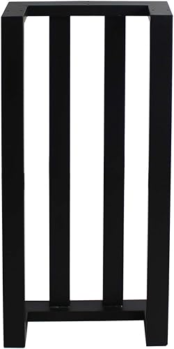 Miniatura 7 de MBQQ Patas de muebles de 35 pulgadas de alto y 15 pulgadas de ancho, patas de mesa rústicas en forma de C, patas de escritorio de metal resistente,