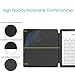 CaseBot Leather Case for Kindle Oasis (10th and 9th Gen, 2019 and 2017 Release) - Slim Fit Protective Cover, Black
