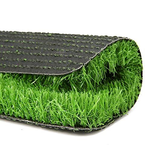 Image of 45mm 2x4 feet Artificial Green Grass Carpet Roll - High Density Synthetic Turf for Garden, Balcony, Lawn & Outdoor Landscaping