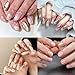 7-pin Nail Liner Nail Art Tools, Stripe Lines Nail Art Pens Stainless Steel Handle Bendable Pins Ultra-thin Line Nail Brush, Spider Gel Manicure Tools Nail Art Line Painting Tool Wire Drawing Pen,2pcs