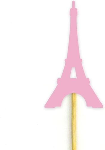 Miniatura 4 de Darling Souvenir, Decoración para magdalenas de la Torre Eiffel, decoración de postres para fiesta de boda, paquete de 20