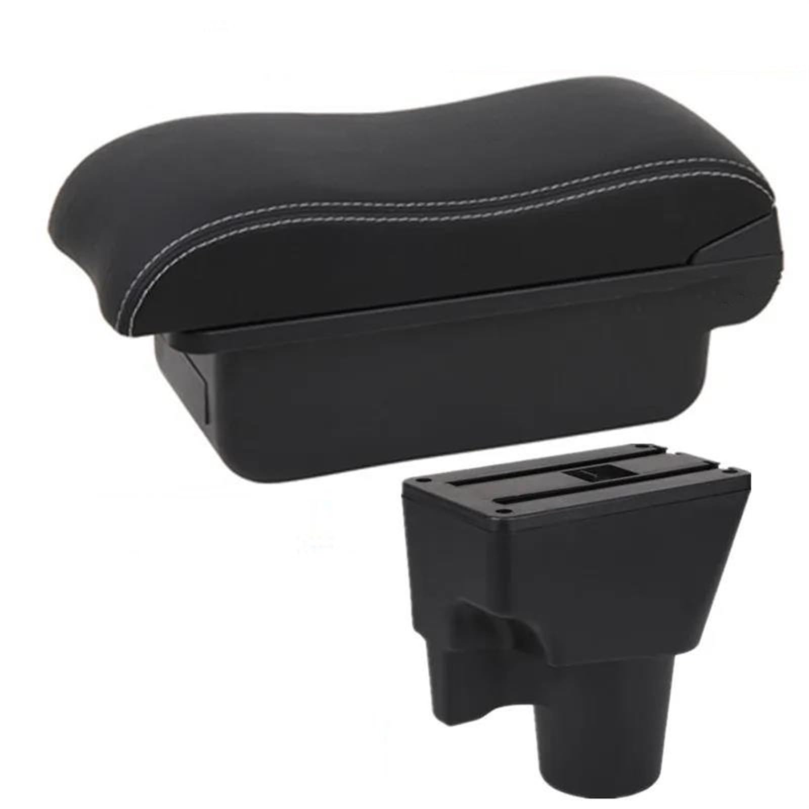 Ysdsls A White Line No Usb Armrest Box With Multifunctional Support Pu Cushion Car Interior Modification Accessories For Picanto 3X-Line