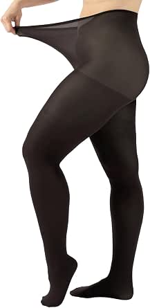 Calzitaly Plus Sizes Anti-Chafing Opaque Tights 60 DEN Black