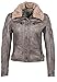 Produktbild Gipsy Damen Lederjacke DIBAH W18 LANOV W mit Lammfell besetzter Kragen
