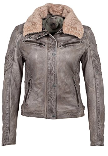 Preisvergleich Produktbild Gipsy Damen Lederjacke DIBAH W18 LANOV W mit Lammfell besetzter Kragen