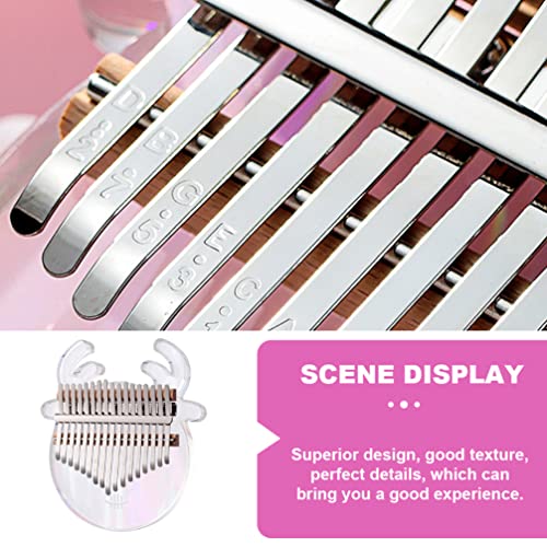 BIENKA 1 Set Kalimba Pouce Piano Belle Bois Acrylique Clair 17 Touches Mini Mbira Doigt Piano for Enfants Adultes… - Les Beatles, Paul McCartney, John Lennon, RIngo Starr, George Harrison BIENKA 1 Set Kalimba Pouce Piano Belle Bois Acrylique Clair 17 Touches Mini Mbira Doigt Piano for Enfants Adultes… – Image 8