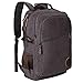 Produktbild Rucksack Herren Canvas 17.3 Zoll Laptop Rucksack 35L Schulrucksack Studenten Rucksack Jungen Teenager Arbeitsrucksack für Alltag Business Casmpus Schwarz (Schwarz) (Grau)