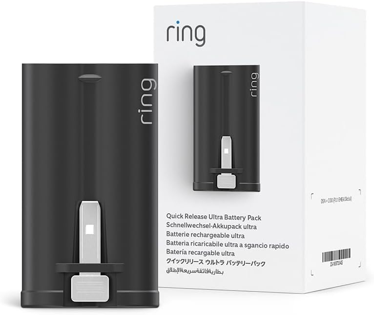 Ring Quick Release Ultra Battery Pack — Compatible with Battery Doorbell Plus (newest model), Battery Doorbell Pro (newest model), Spotlight Cam 2K, and Outdoor Cam 2K