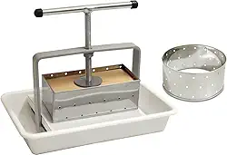 Prensa Industrial Para Queijo Aço Carbono Inox E Cinza Malta