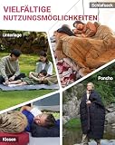 KingCamp Leichte Campingdecke, multifunktionale und warme Steppdecke mit Druckknopf, wasserabweisend, für Rucksack, Reisen, Flugzeug, Wandern, Picknick