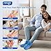 Microwavable Booties for Cold Feet, Microwave Heated Foot Warmer for Plantar Fasciitis, Arthritis & Achilles Pain Relief - Hot Therapy Microwave Socks for Men and Women - Medium Size
