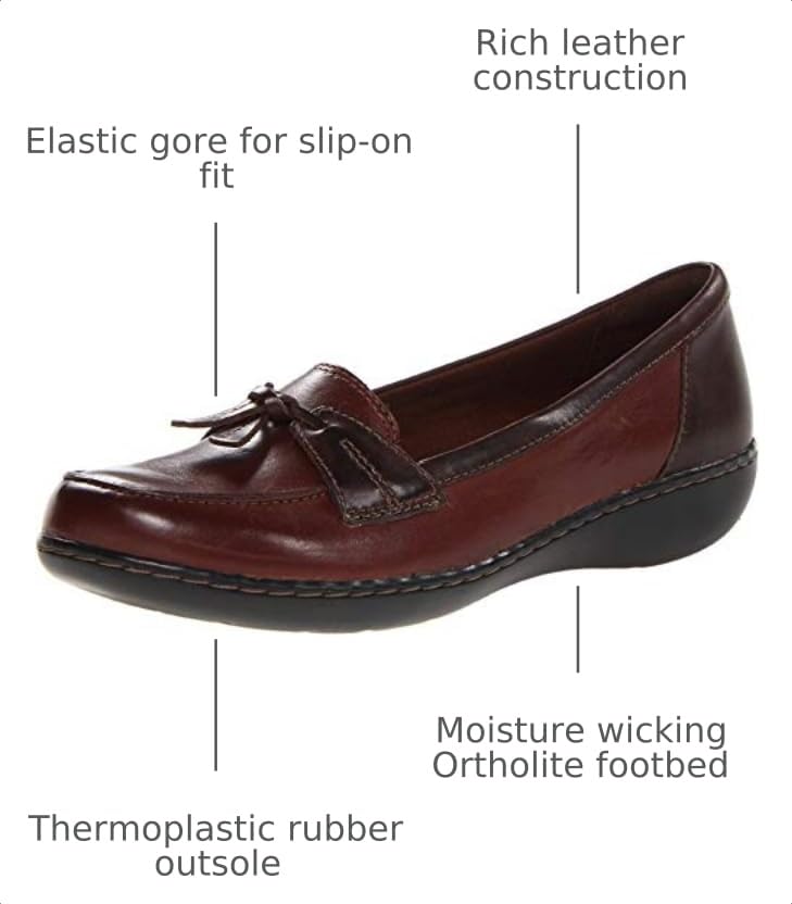Image of Clarks Women's Ashland Bubble Slip On Loafers