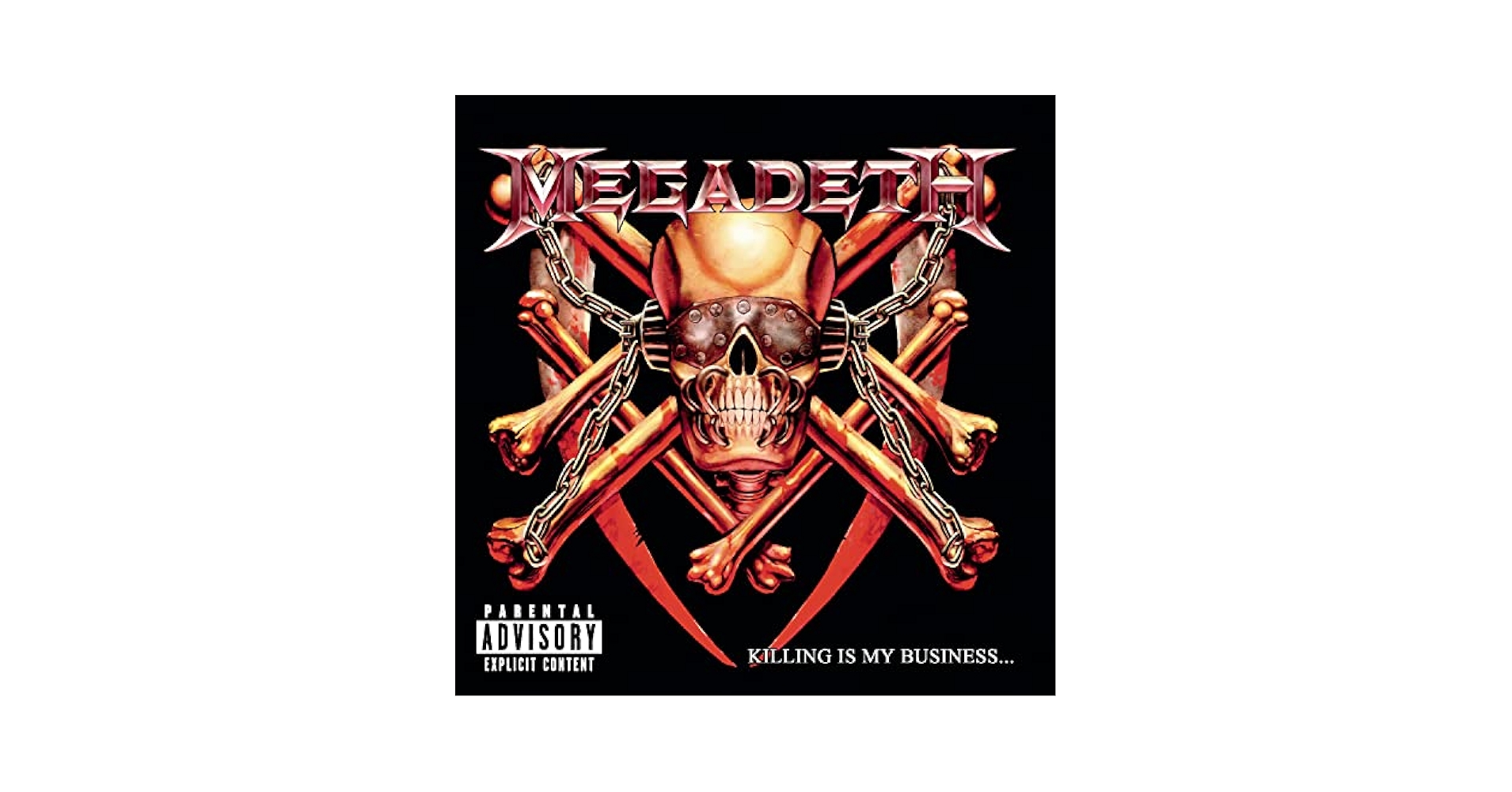 【LP】MEGADETH　Killing is my business MEGADETH_KIMB_IridescentGold_4