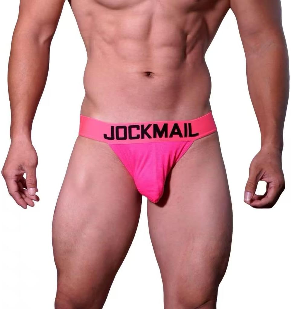 JOCKMAIL Men’s Briefs Underwear Mesh Sports Bikini Low Rise Breathable Briefs Athletic Underwear for Men