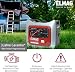 ELMAG Inverter Stromerzeuger SEBSS 3000Wi 2,6 kVA Benzin Stromgenerator mit 4-Takt-Motor, leise & kraftvoll Stromaggregat mit ECO-Modus, 2 x 230V, USB & 12V Für Camping, Outdoor & Notstrom