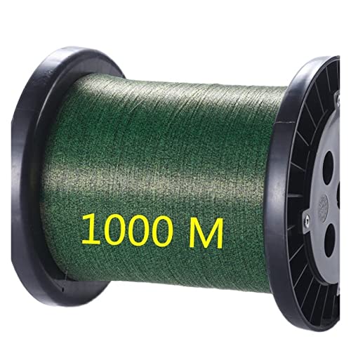 ZWF Store 1000m super sterke karper vissen onzichtbare visserijlijn spikkel 5d camouflage zinkend draad fluorocarbon gecoate visserlijn (Color : 1000M green, Line Number : 5.0-0.370mm) - Image 3