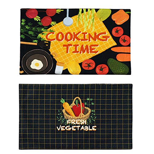YUSDP Tovaglietta Occidentale a Doppio Strato Leggera e Lussuosa, Antiscivolo, Impermeabile e antiscottatura, Isolante, Adatto per Cucina Domestica Ristorante 2 Pezzi