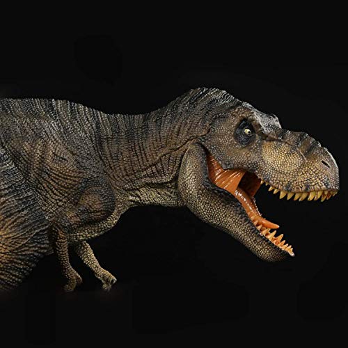 REBOR Studio 1/35 Scale Tyrannosaurus Rex Killer Queen Figure T-Rex Statue Realistic Dinosaur Action Figure PVC Model Toys Collector Decor Gift for Adult Brown