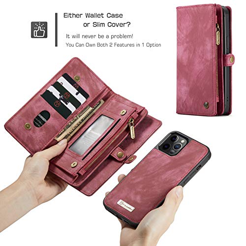 YiMi CaseMe per iPhone 12 PRO Max Custodia, Retro