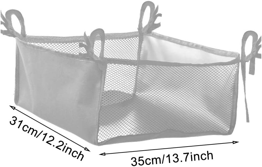 Wheelchair Bag, Rollator Seat Bag, Wheelchair Storage Bag, Side Storage Organizer, Lightweight and Heavy Duty Travel Tote, Under Seat Large Capacity Reusable Backpack Bag