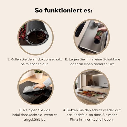 KitchenYeah© Herdabdeckplatte Einteilig Ceranfeld Abdeckplatte Küche Deko – Ansicht 8