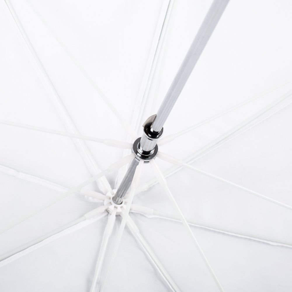 Market&YCY 91cm 36" Parapluie Blanc Noir réfléchissant et translucide à Double Couche, pour éclairage stroboscopique avec Flash de Studio (Parapluie d'évacuation/Double Parapluie)