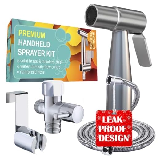 AVAbay Bidet Sprayer - Jet Spray for Toilet, Adjustable Water Pressure, Easy to Install - Toilet Faucet, Bidet Attachment for Toilet, Muslim Shower for Feminine Wash and Cloth Diaper Sprayer