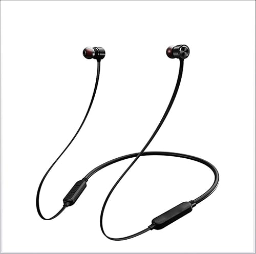 HAJZF Auricolare Bluetooth per Sport Stereo Bluetooth con Microfono Neck 4 2 Stereo Trasmissione Adatto per Lavoro Sport Guida Nero HAJZF Auricolare Bluetooth per Sport Stereo Bluetooth con Microfono Neck 4 2 Stereo Trasmissione Adatto per Lavoro Sport Guida Nero