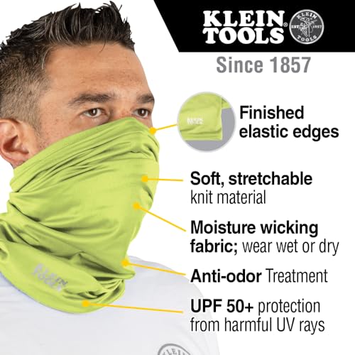 Banda de enfriamiento Klein Tools 60465 transpirable para cuello y cara 2