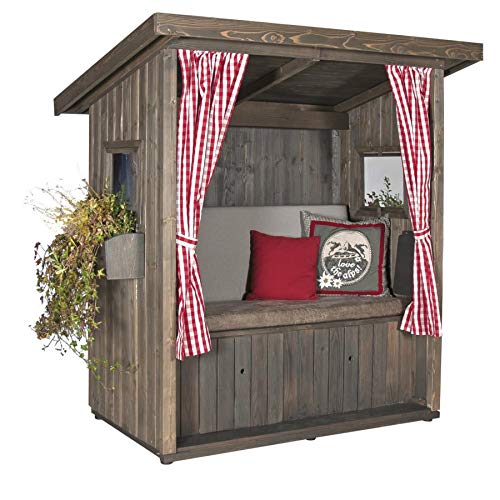 Sonnenpartner Outdoor Lounge Hüttenliebe Spruce Wood Brushed Old Wood Grey