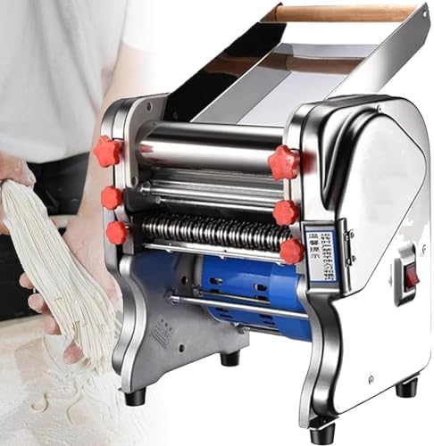 Commercial Electric Dough Roller Machine - 550W Pasta Maker for Spaghetti, Noodles & Pizza Dough - Ideal for Home & Restaurant Use