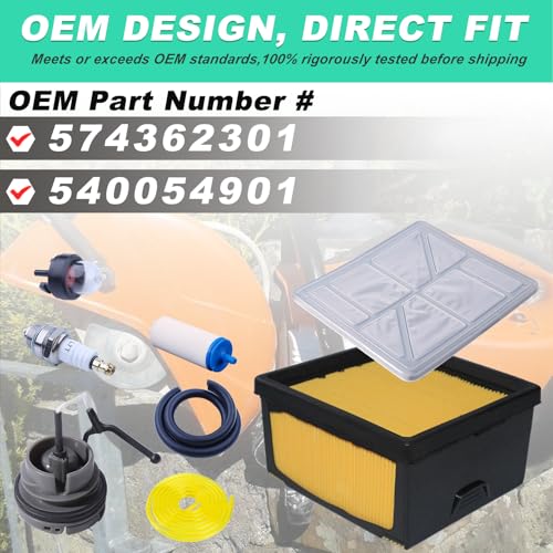 ADEFOL Luftfilter für Husqvarna K760, K770, K 760, Partner K770 Betonsäge, mit Luftfilter, Tankdeckel, Zündkerze, Ersatzteile 5743623-01, 5743623-02, 5254706-01, 5254706-02