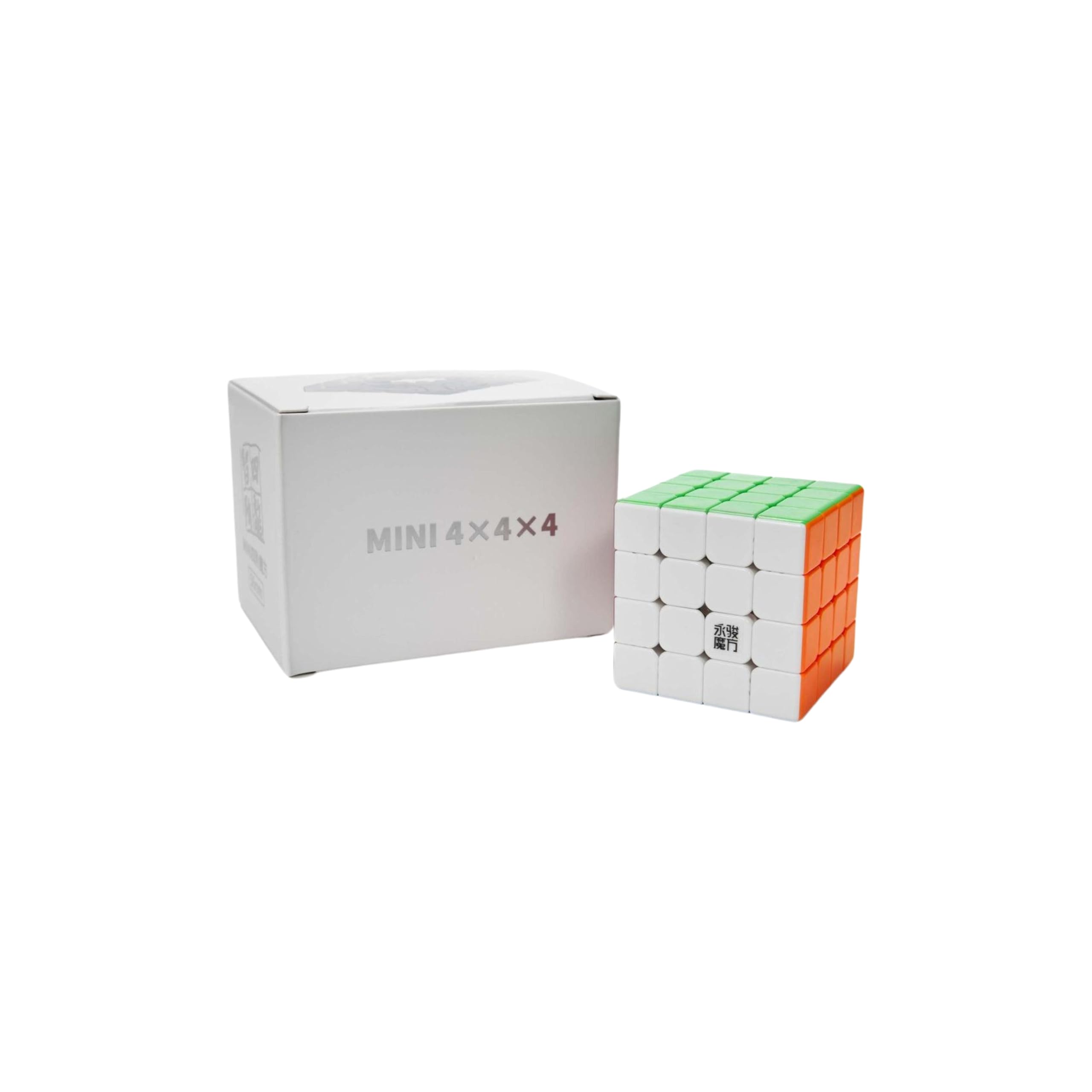 YJ Zhilong Mini Magnetic Stickerless Speedcube 4x4 Multicolor